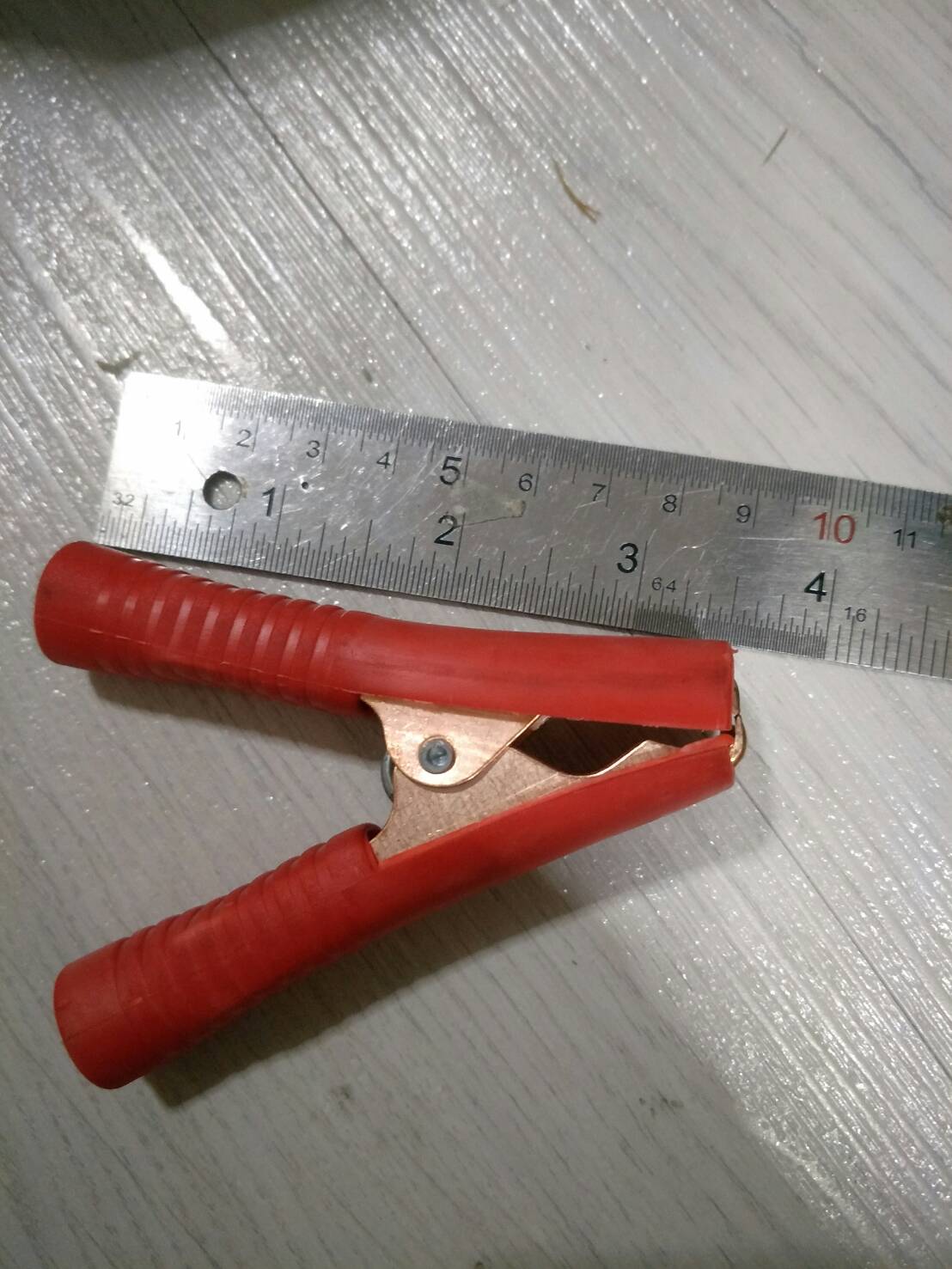 OT83XL ปากคีบหุ้มยางเบอร์ XL ชุด (2 ชิ้น) Alligator Clip