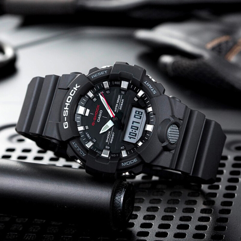 Casio G-shock Anglog-Digital นาฬิกาข้อมือชาย สายเรซิ่น รุ่น GA-800 Series GA-800-1A GA-800-4A