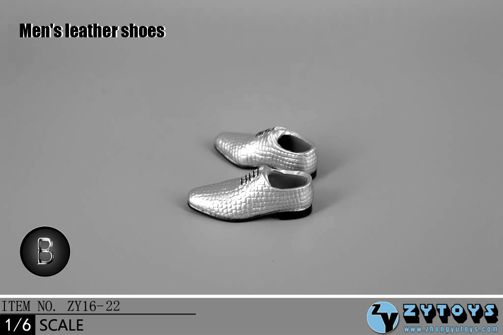 ZY Toys ZY16-23A Men's Leather Boots Black