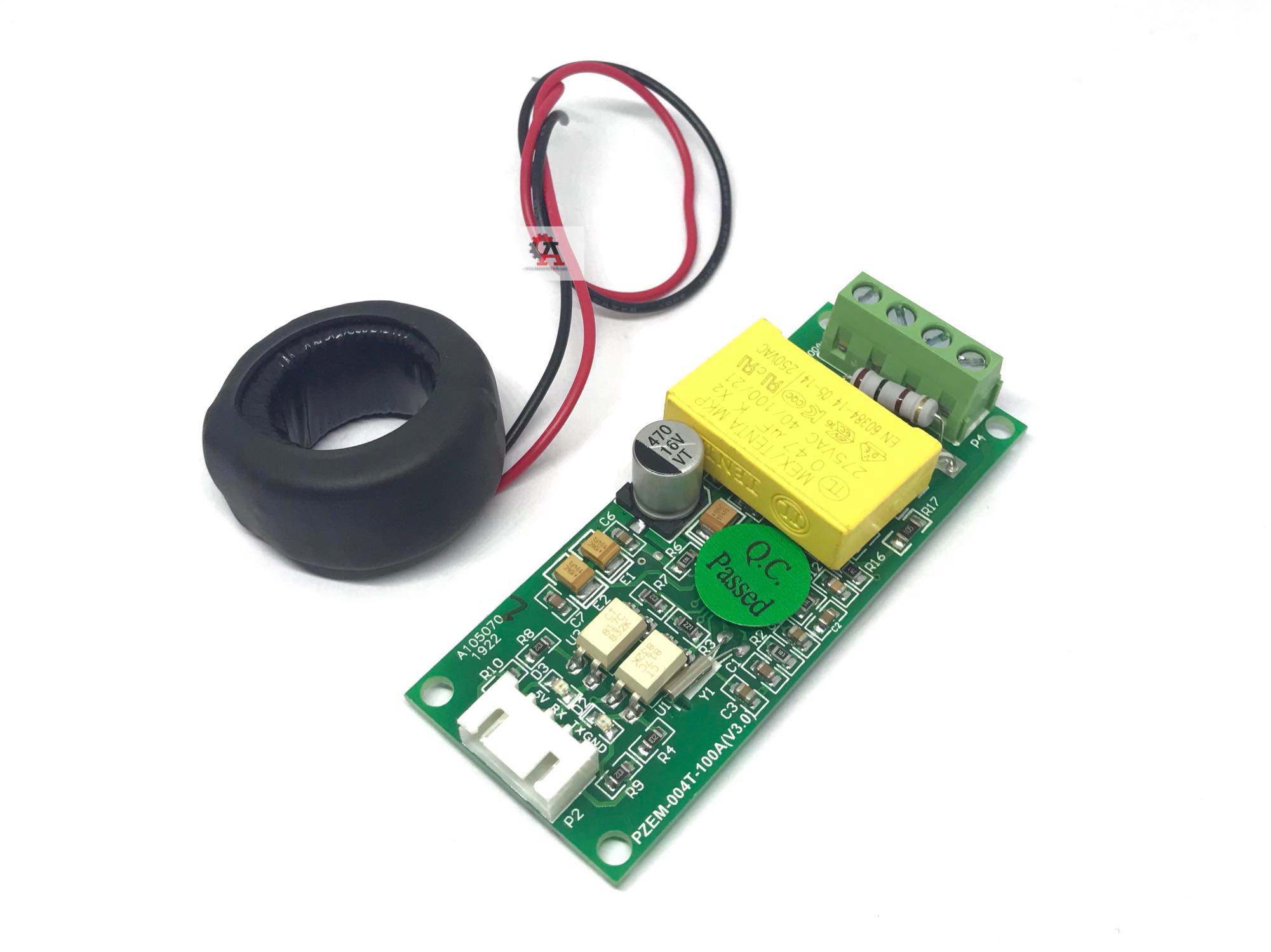 โมดูลวัดการใช้พลังงานไฟฟ้า 0-100A PZEM-004T 100A AC Digital Power Energy Meter สต็อกไทยส่งไว