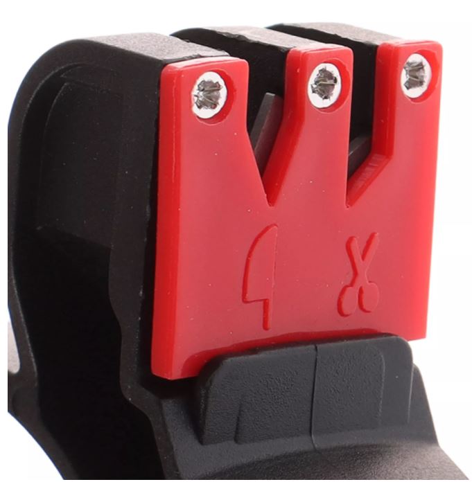 OT101 ที่ลับมีด 2 in 1 มีด + กรรไกร สำหรับงานทั่วไป คมไว ใช้ง่าย พกพาสะดวก