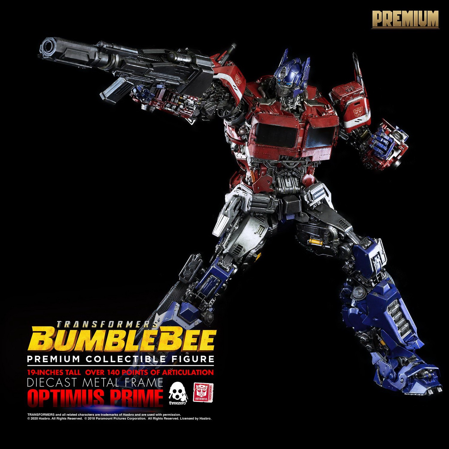 threezero 3Z0162 Transformers: BumbleBee - PREMIUM Optimus Prime