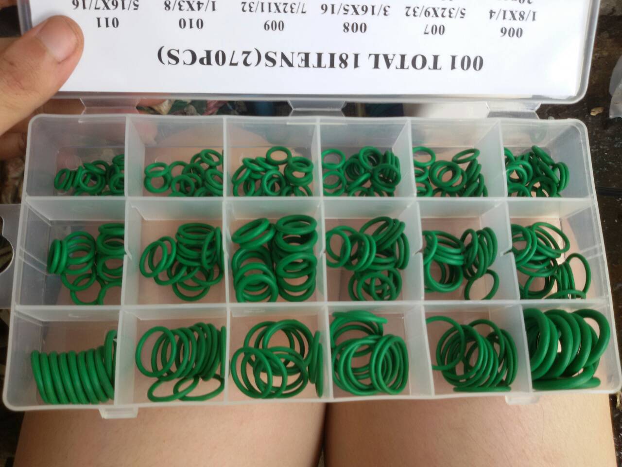 SE01 ชุด ซีลโอริง 270 ชิ้น