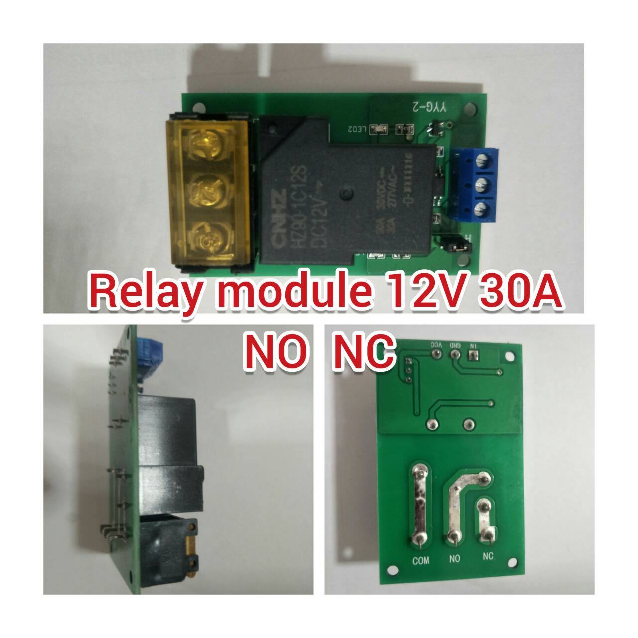 OT152 รีเลย์ โมดูล Relay Module 1ช่อง 12V/2424V 30A NO NC **เลือก V ก่อนซื้อ
