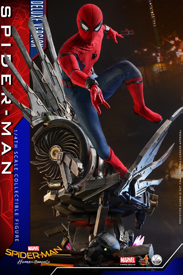 Hot Toys QS015 Spider-Man: Homecoming 1/4 Spider-Man (Deluxe Version)