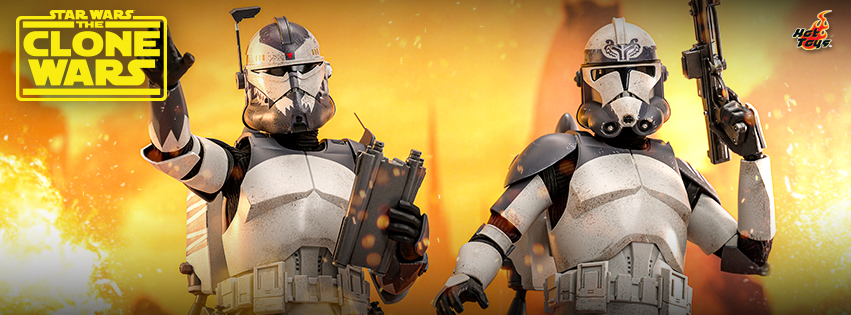 Hot Toys TMS141 Star Wars: The Clone Wars - Clone Commander Wolffe