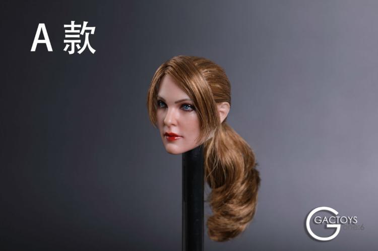 GACTOYS GC019A,C,D,E,F European and American Cold Female Head