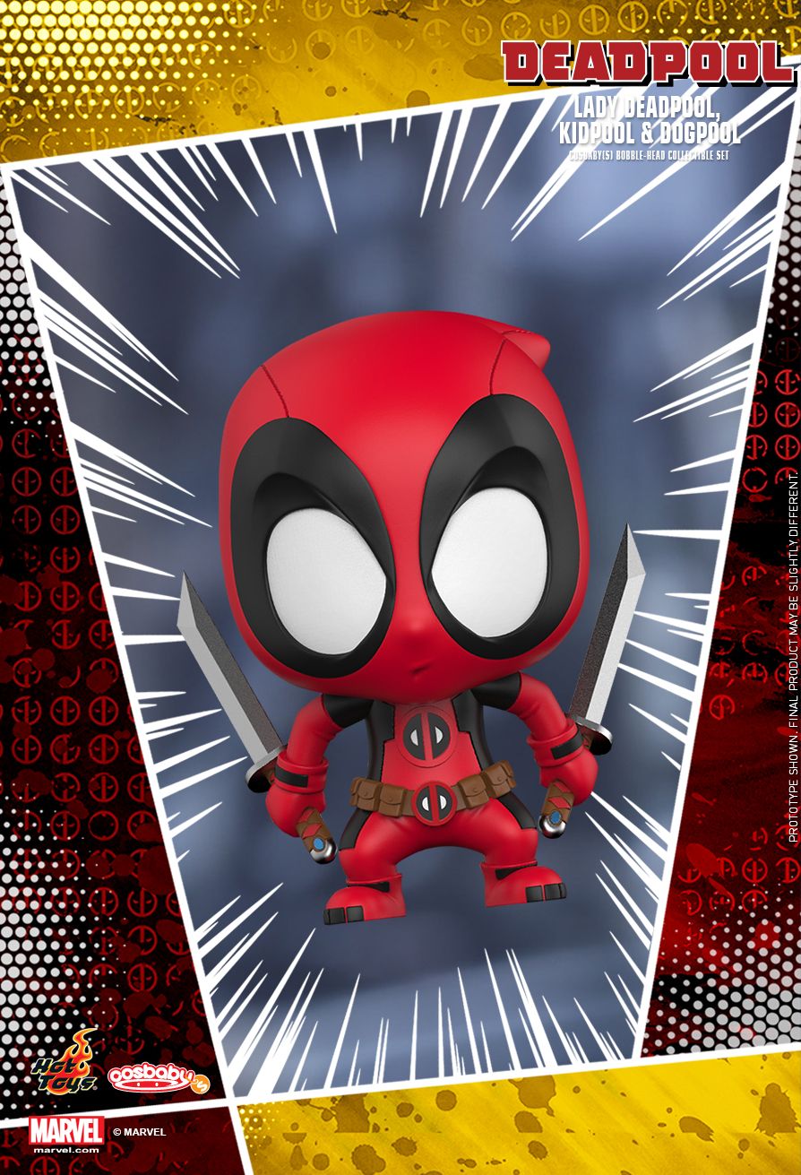 Hot Toys COSB486 Lady Deadpool Kidpool & Dog pool