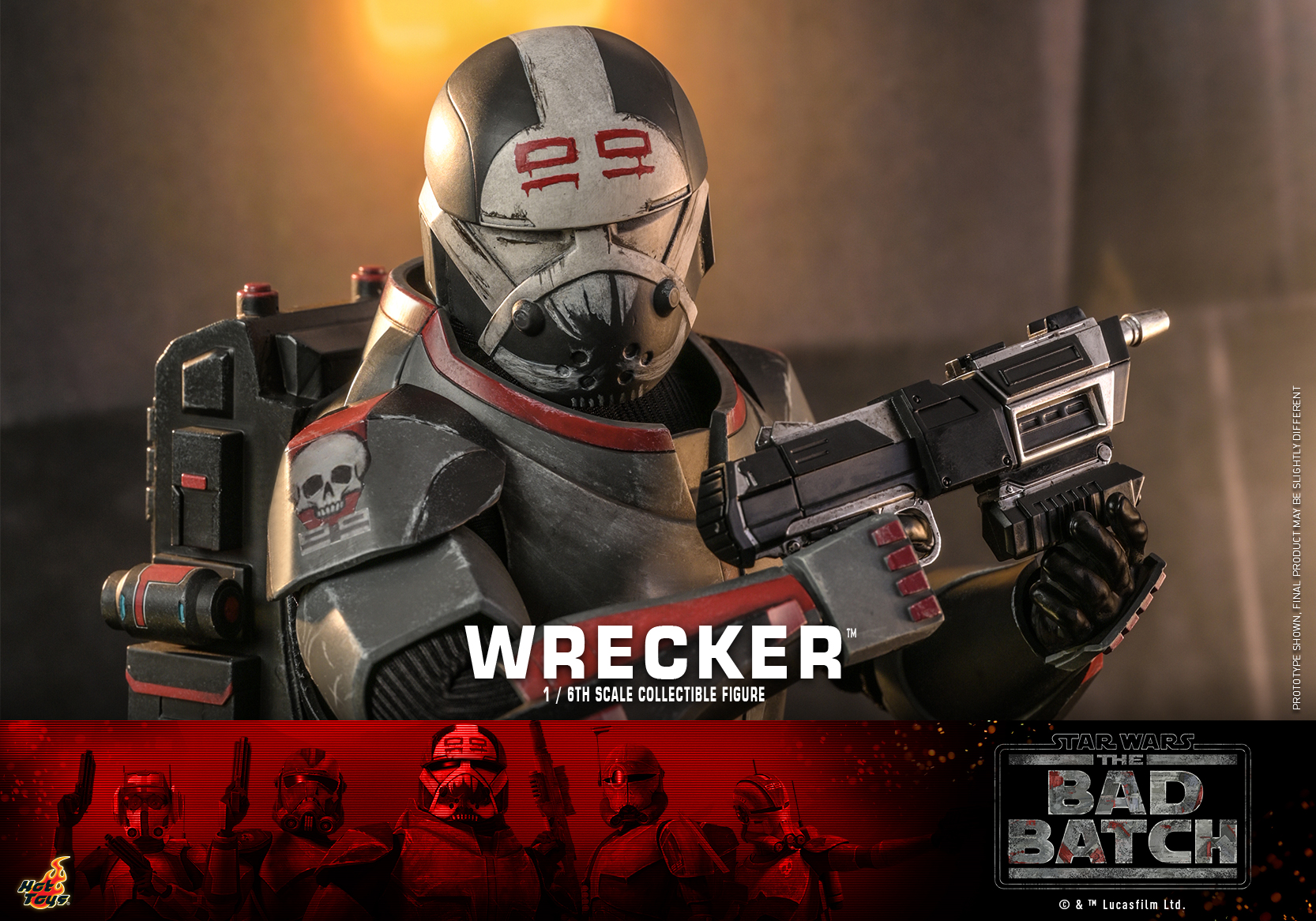 Hot Toys TMS099 1/6 Star Wars: The Bad Batch™ - Wrecker™