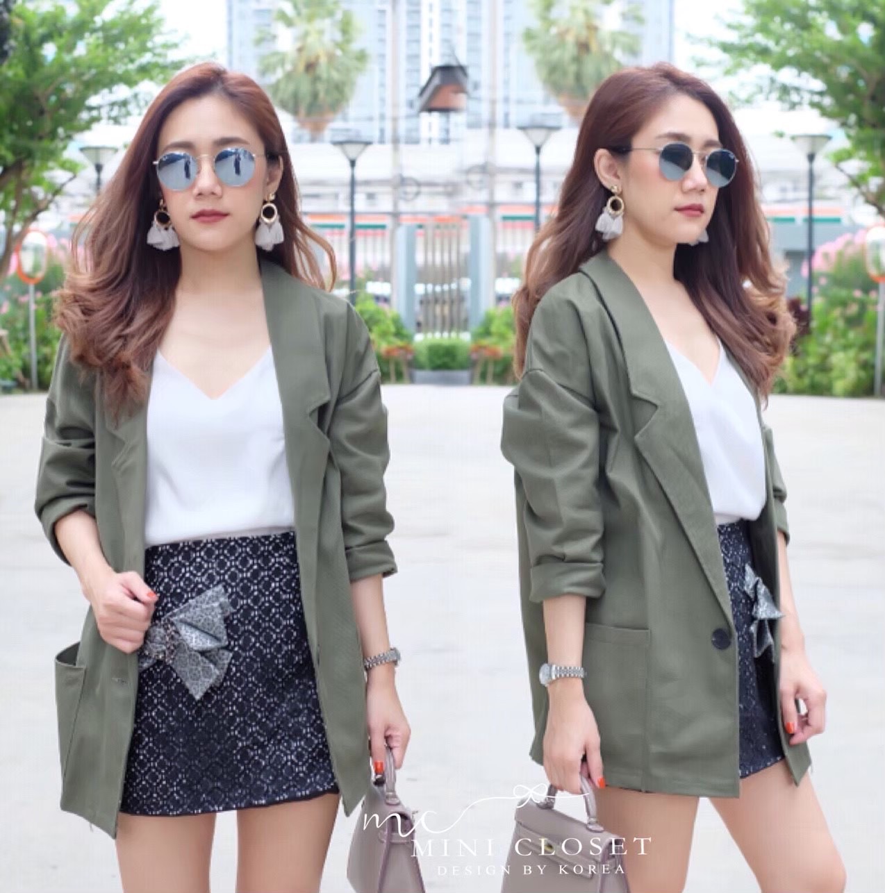 เสื้อคลุมสไตล์สูท เบลเซอร์สูท Blazer