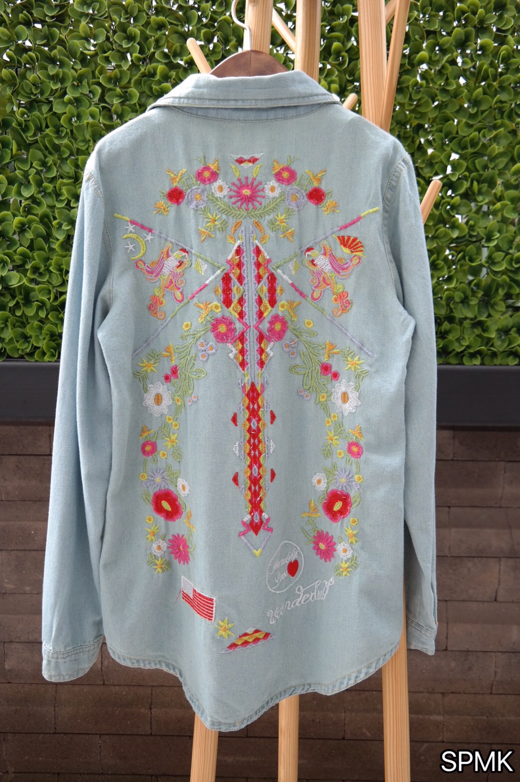 Shirt ยีนส์ boho vintage ผ้านิ่ม ใส่สบาย ปักแน่นๆสีสดใสมาแล้วคะ