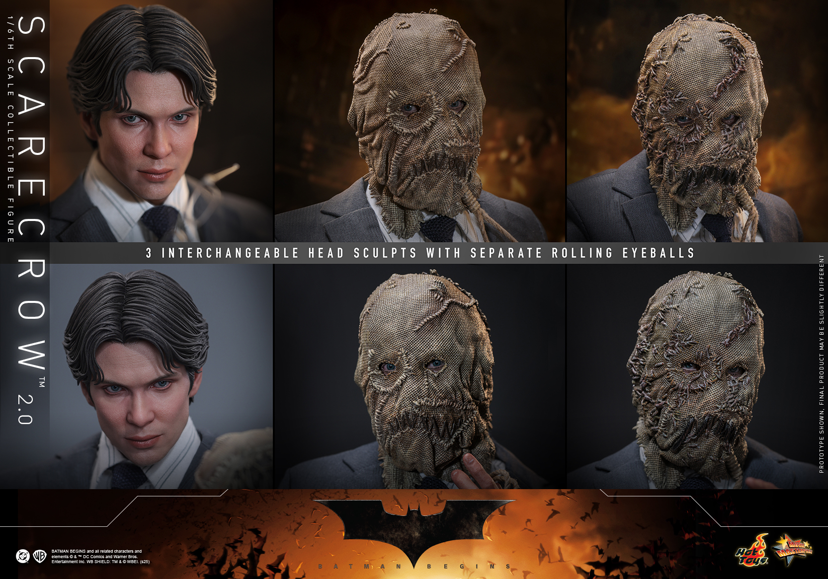 Hot Toys MMS801 Batman Begins - Scarecrow 2.0