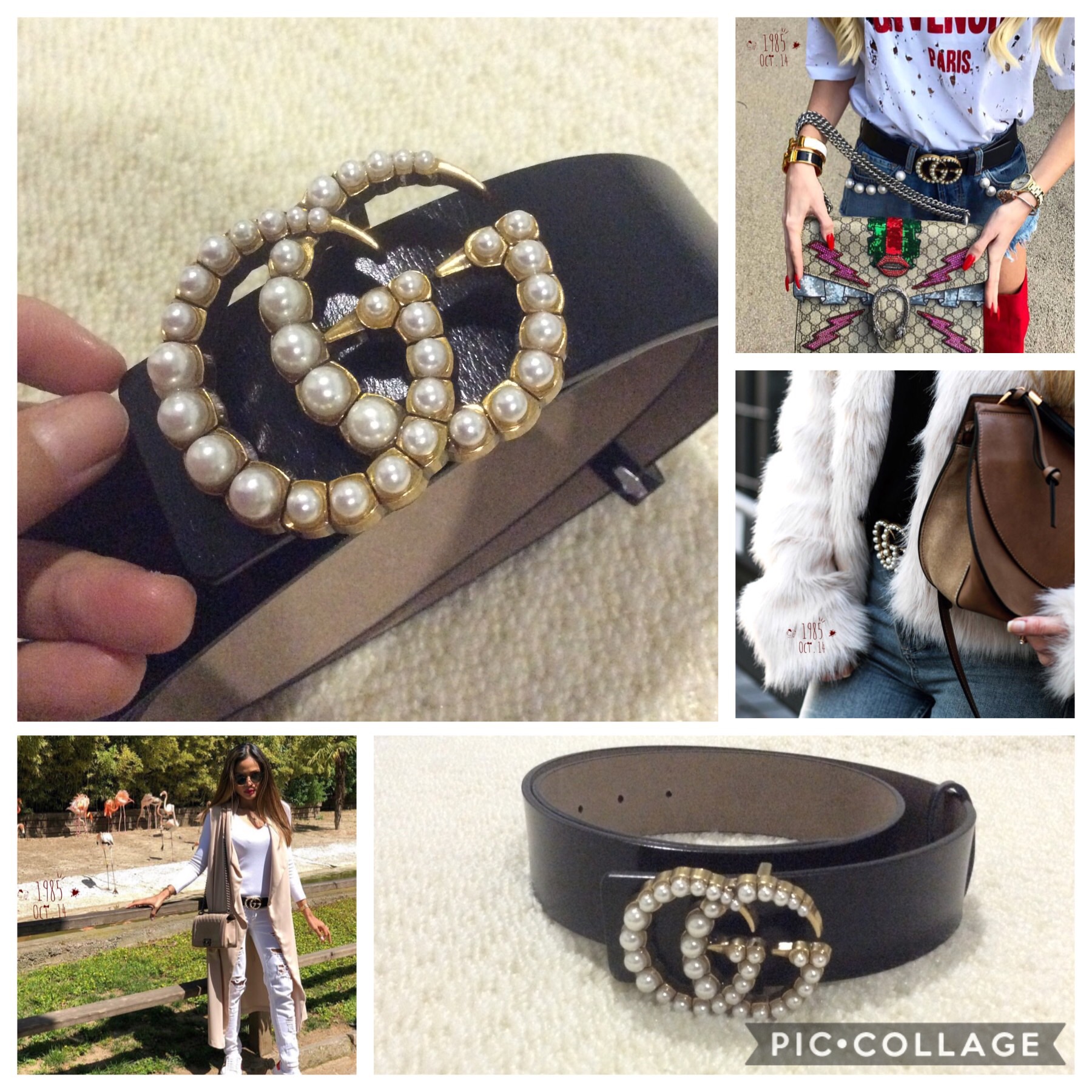 เข็มขัดGucci แบบดาราใส่