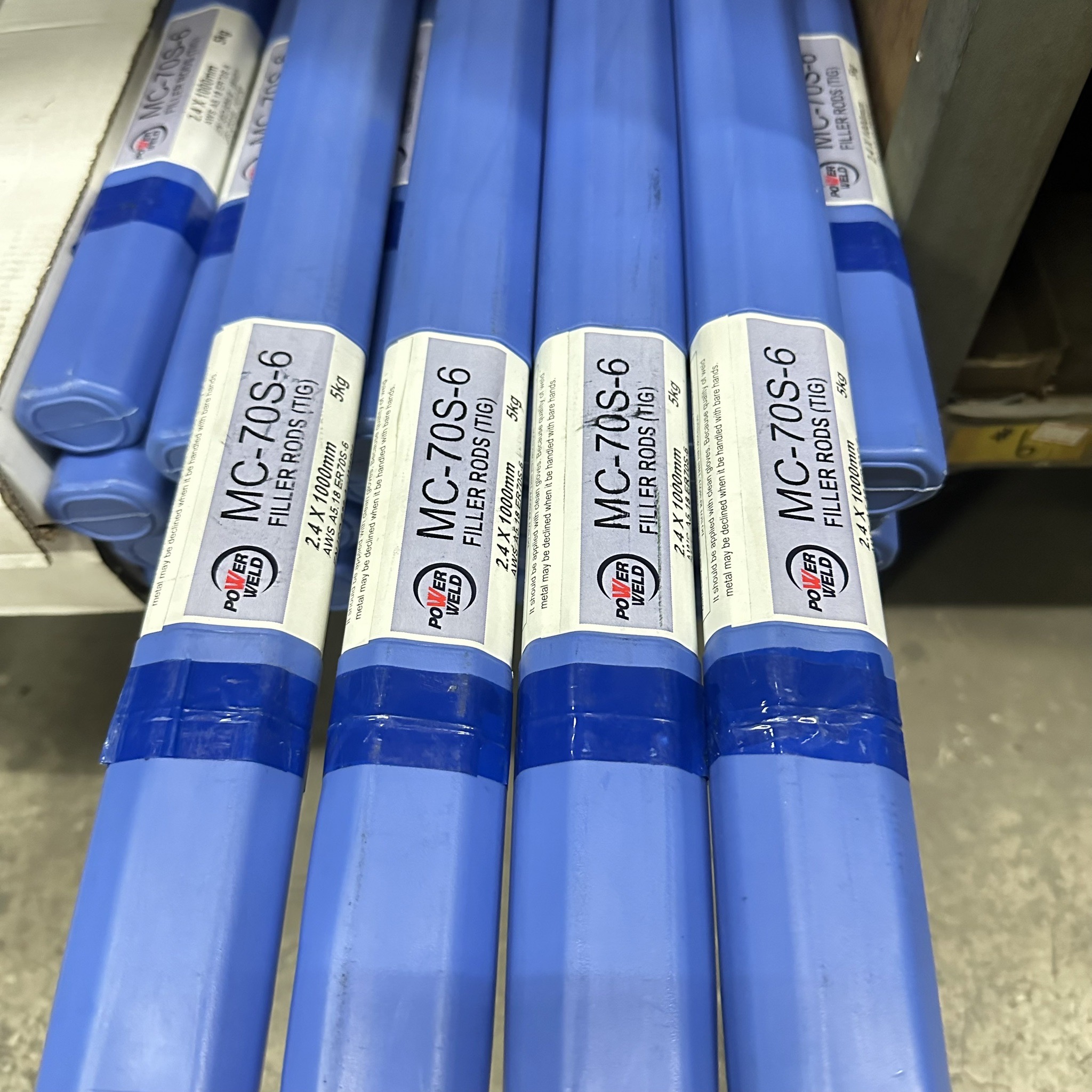 ลวดเชื่อม TIG POWERWELD MC70S-6 2.4MM