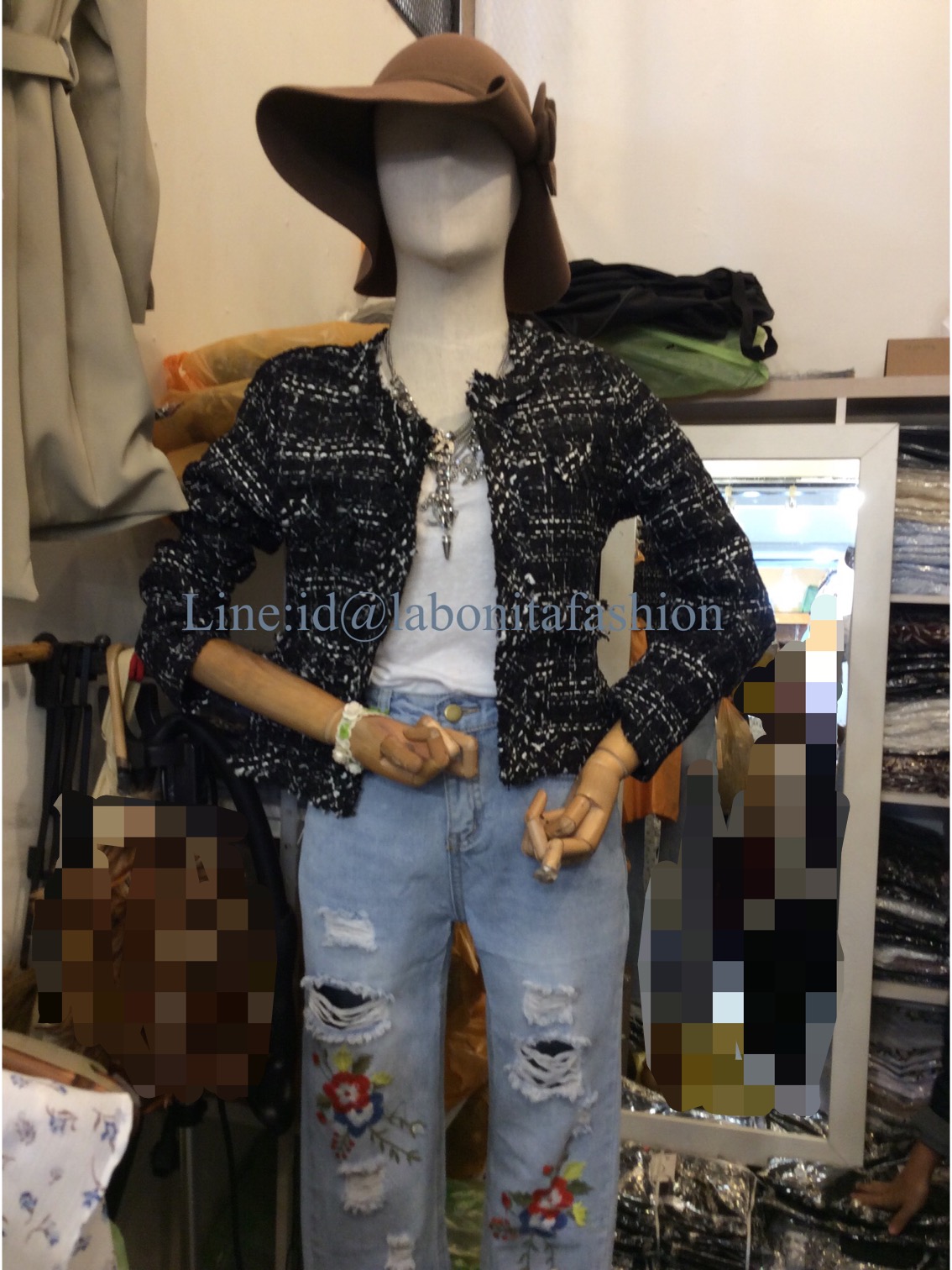 Blazer เบลเซอร์ เสื้อคลุมผ้าทวีต สไตล์ชาแนล