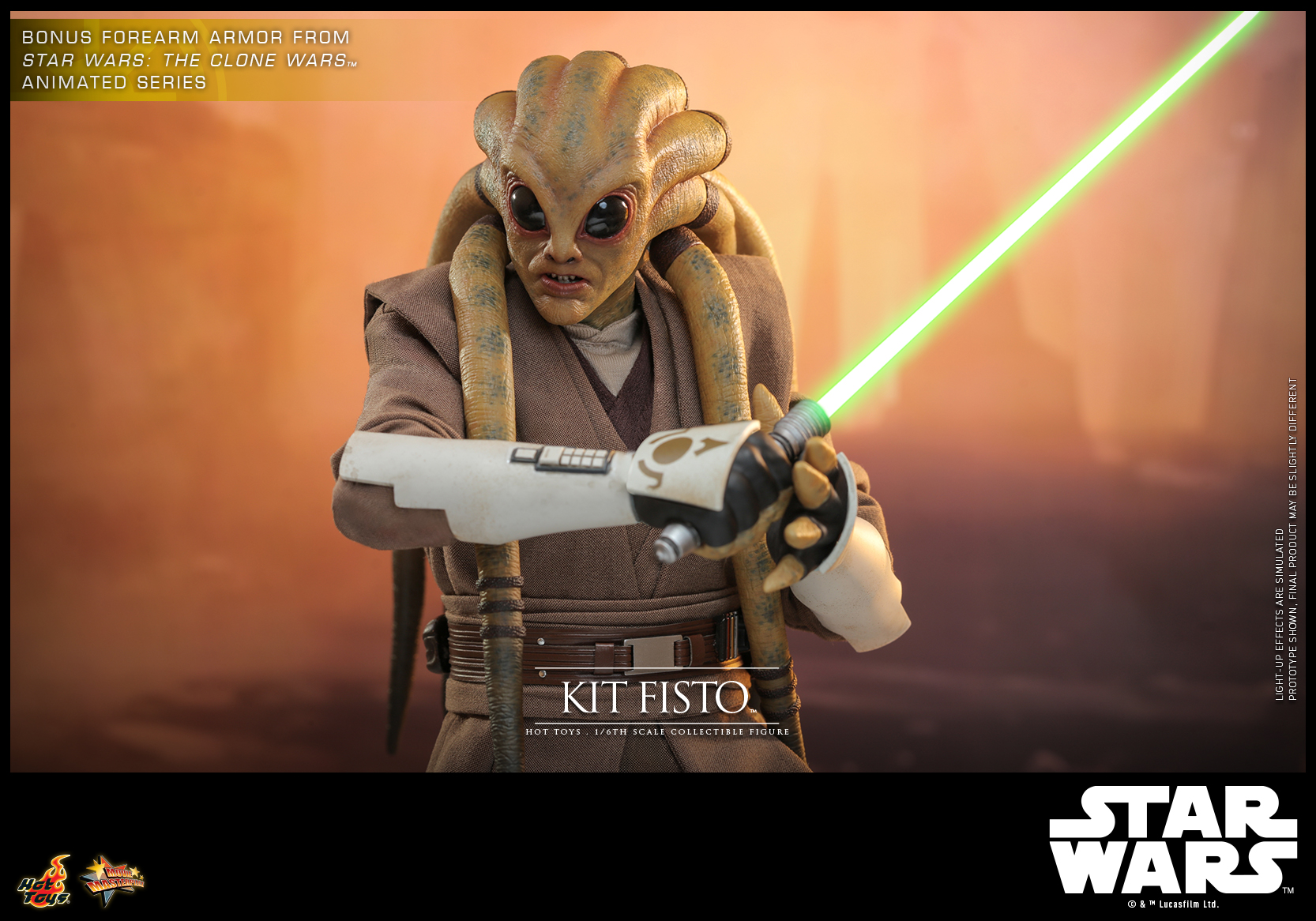 Hot Toys MMS751 Star War Episode III: Revenge of the Sith - Kit Fisto