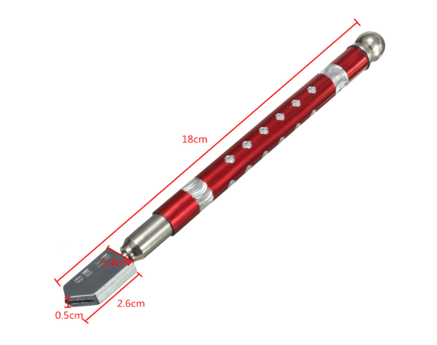 OT19 มีดตัดกระจก กระเบื้อง ใบมีด Roller มีกันลื่น คุณภาพสูง ใช้งานง่าย