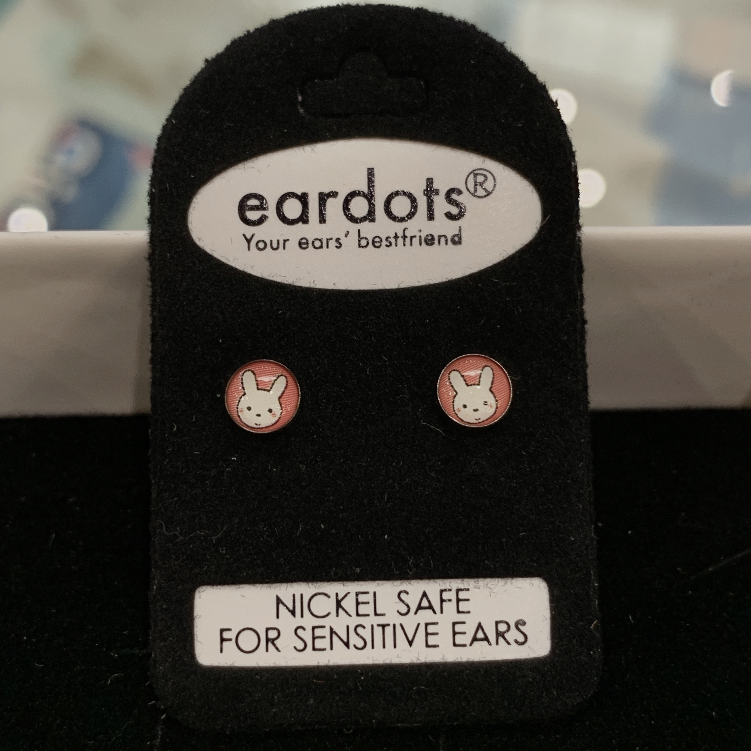 (สำหรับเจาะที่ร้านเท่านั้น)แป้นหมวก สแตนเลสเกรดการแพทย์ 5mm Rabbit แพคเกจปลอดเชื้อ ปลอดภัย100%