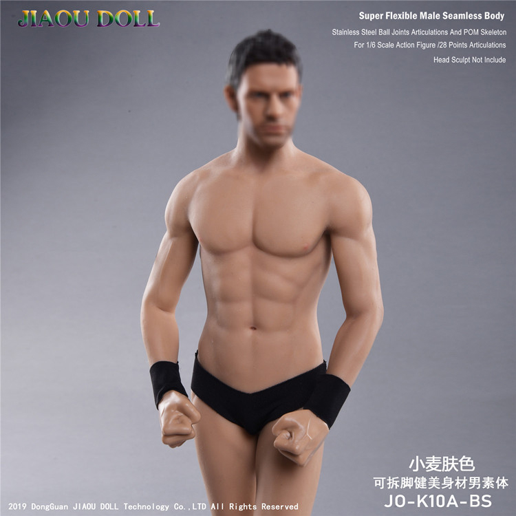 JIAOU DOLL JO-K10A 1/6 Muscular Male Body With Detachable legs