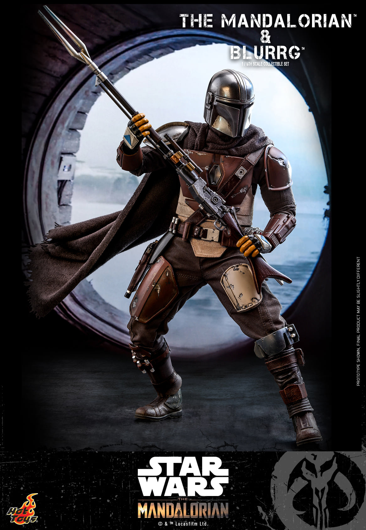 Hot Toys TMS046 1/6 Star Wars: The Mandalorian™ - Mandalorian™ & Blurrg™