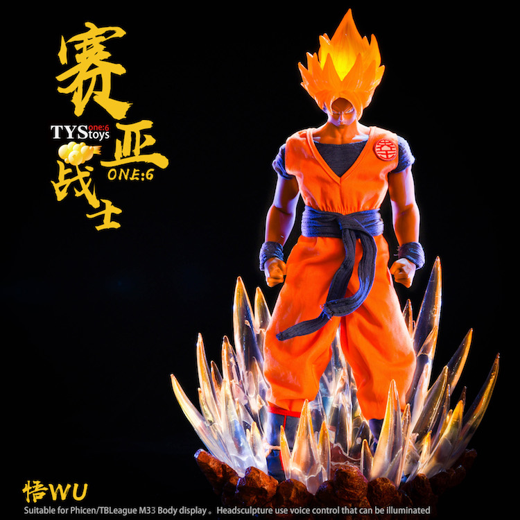 TYS Cosplay WU series 1/6 Saiyan Warrior Wu