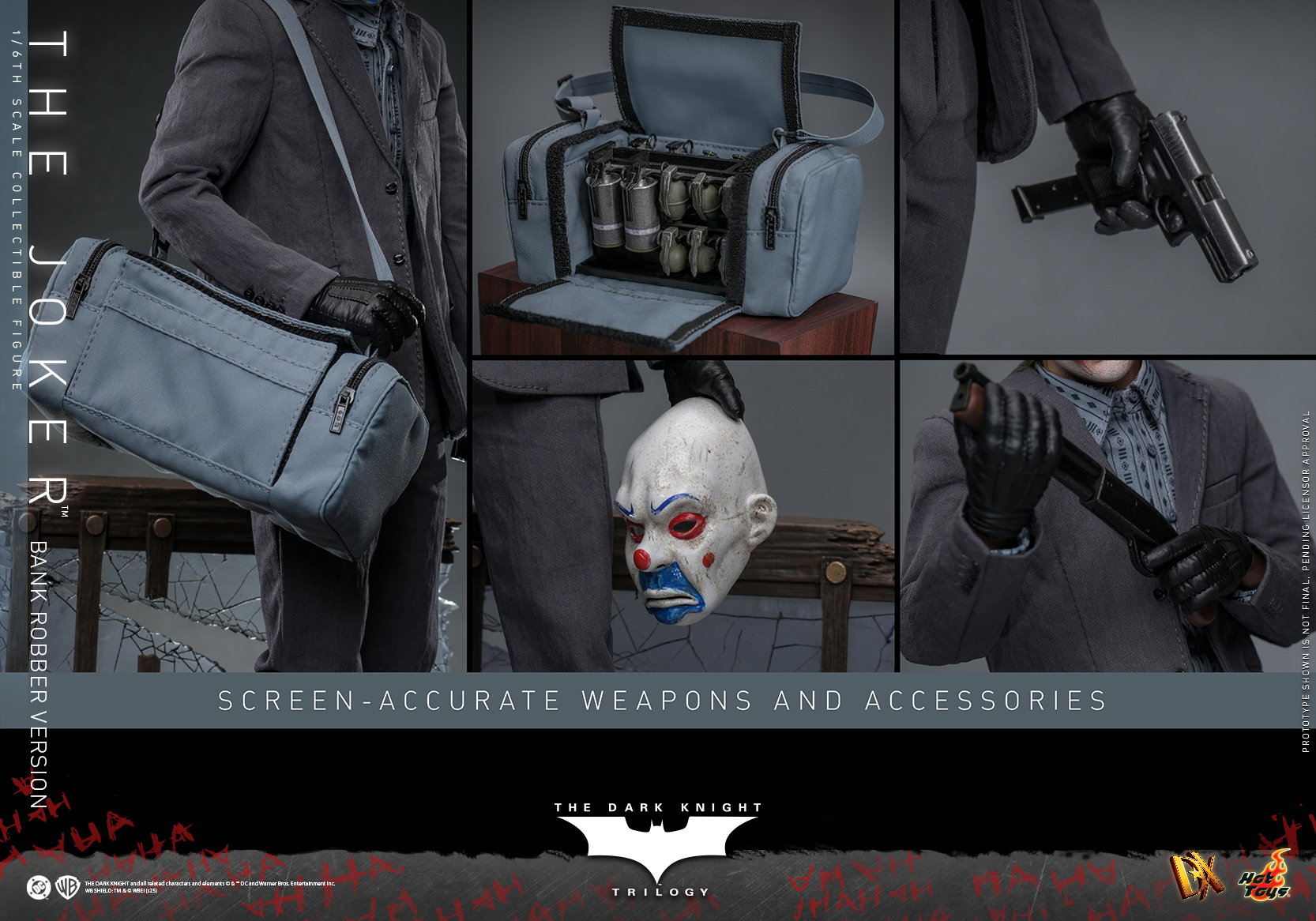 Hot Toys DX50 The Dark Knight Trilogy - The Joker (Bank Robber Version)