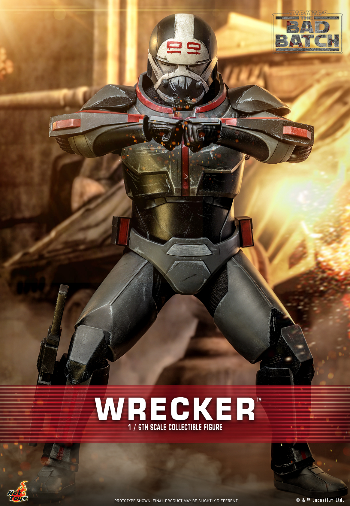 Hot Toys TMS099 1/6 Star Wars: The Bad Batch™ - Wrecker™