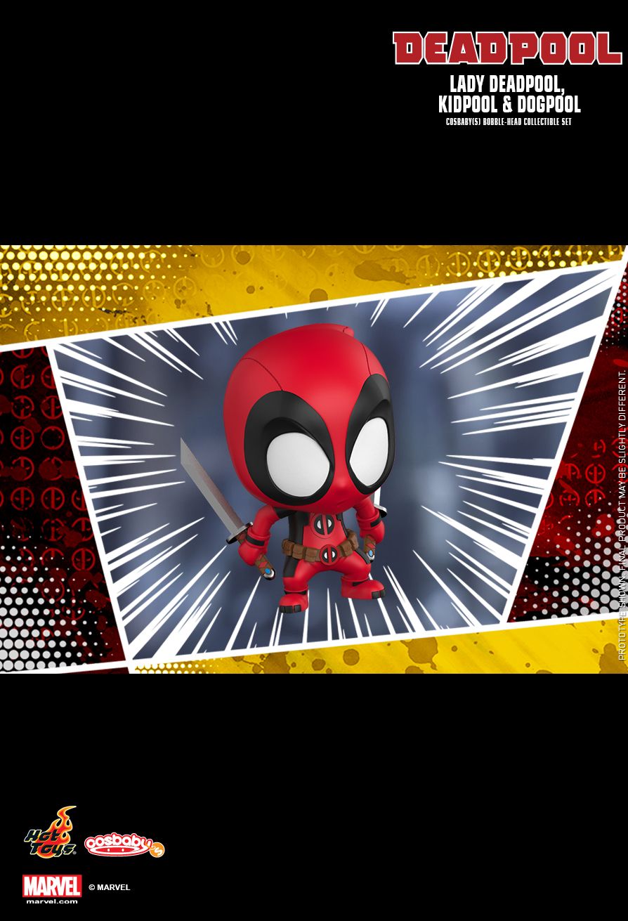 Hot Toys COSB486 Lady Deadpool Kidpool & Dog pool