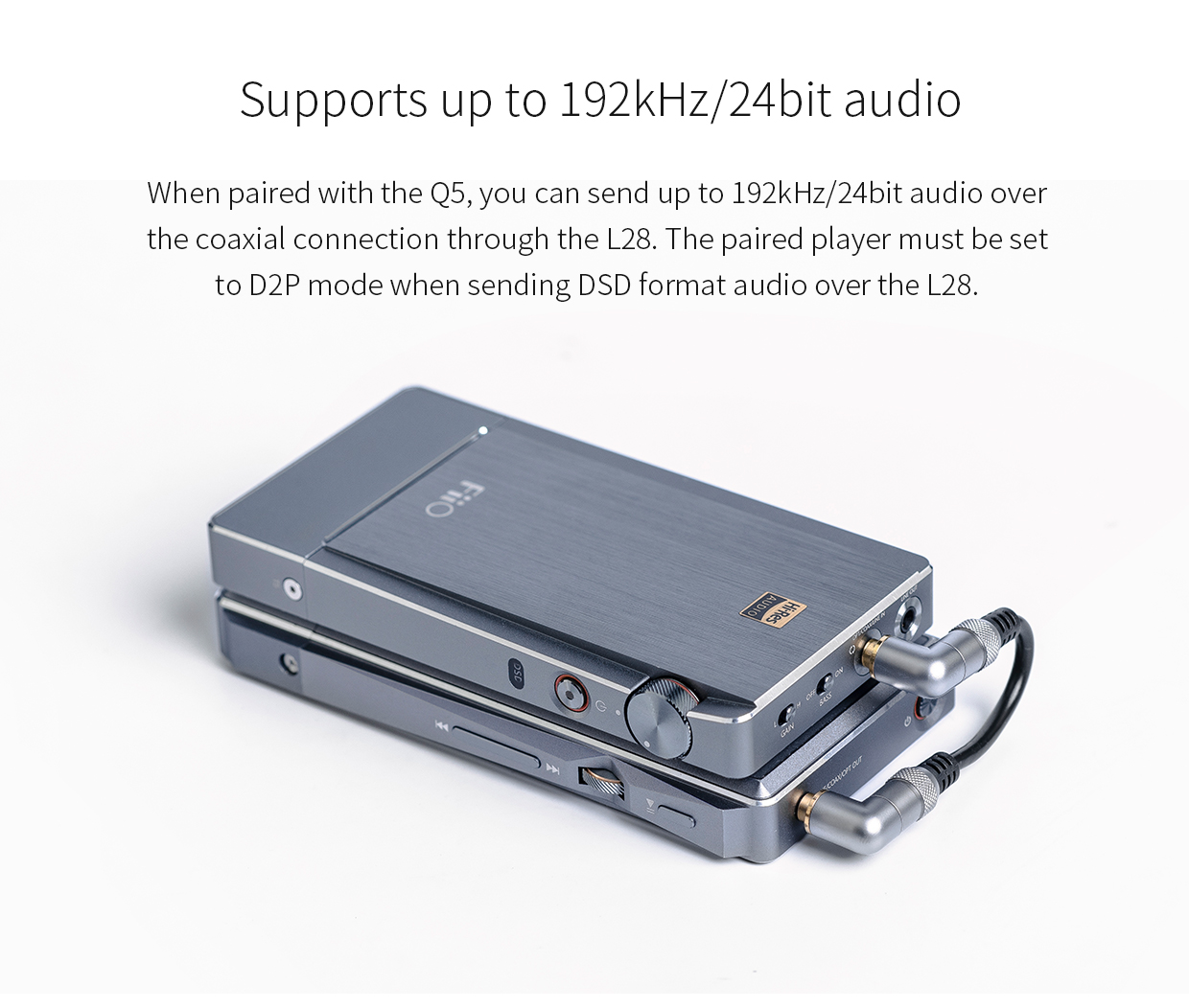 ขาย FiiO L28 สาย Coaxial สำหรับ FiiO Q5 และเครื่องเล่นพกพา FiiO