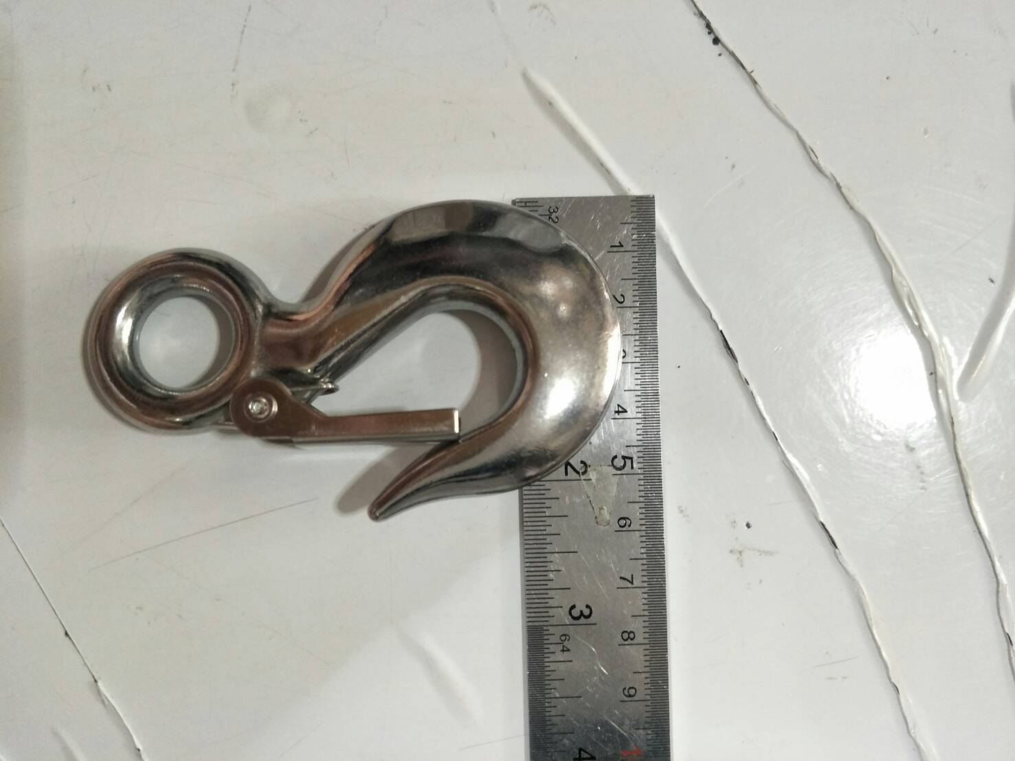 OT87 ตะขอลากสแตนเลส มีตัวล้อค 500 KG