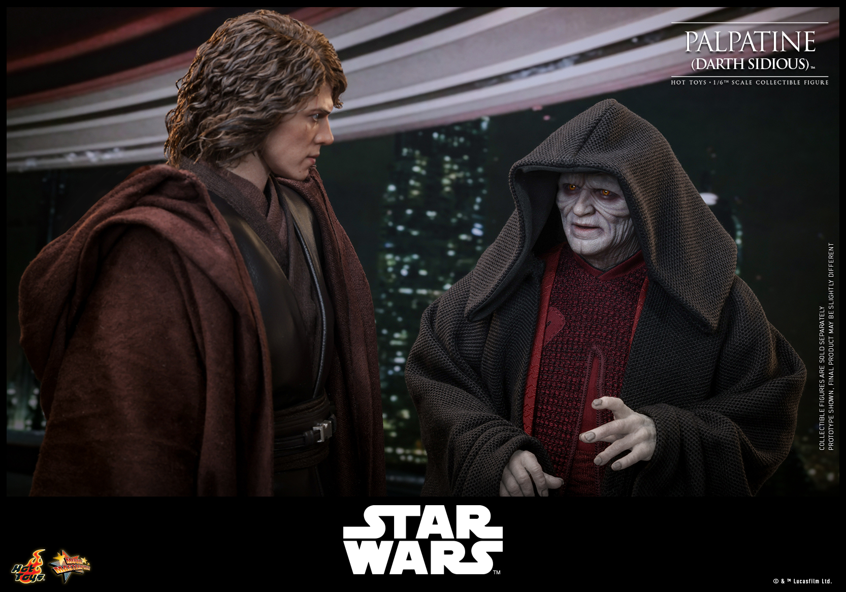 Hot Toys MMS805 Star Wars: Episode III – Revenge of the Sith - Palpatine (Darth Sidious)