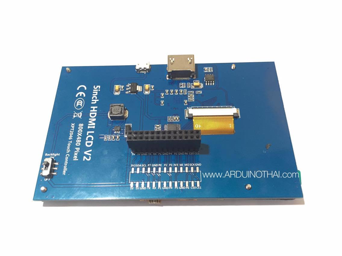 5-inch hdmi with touch screen display for Pi 3/4 B+