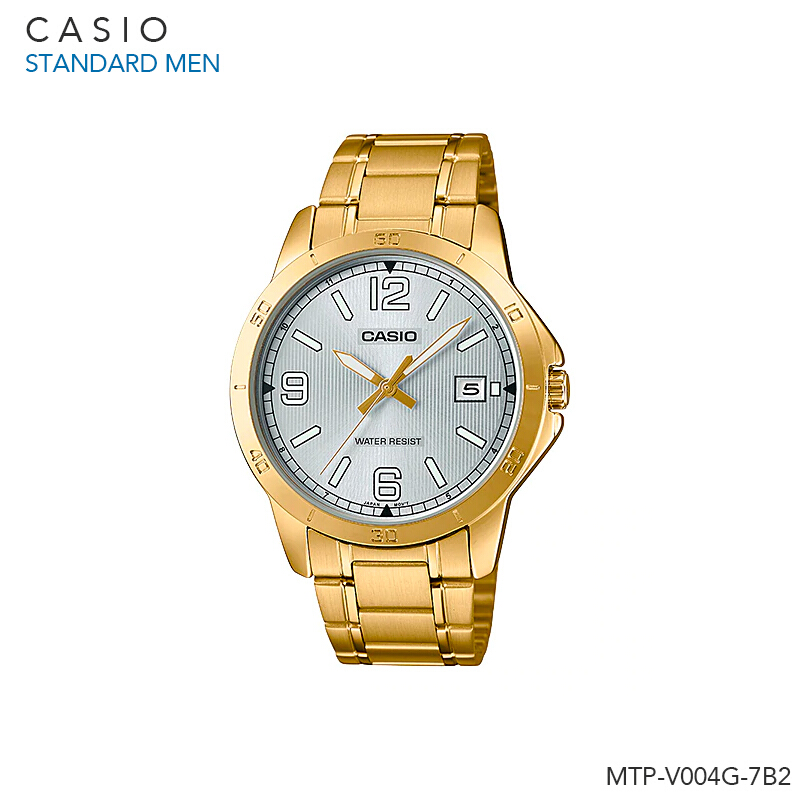 นาฬิกาข้อมือ Casio Standard men MTP-V004G รุ่น MTP-V004G-1B MTP-V004G-7B MTP-V004G-7B2 MTP-V004G-9B