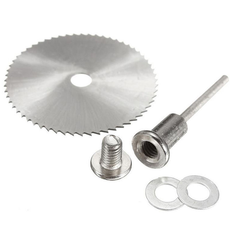 DG06 ชุดใบตัด HSS 5 ใบ แกน 3.2 มิล สำหรับงานไม้ อลูมิเนียม พลาสติก