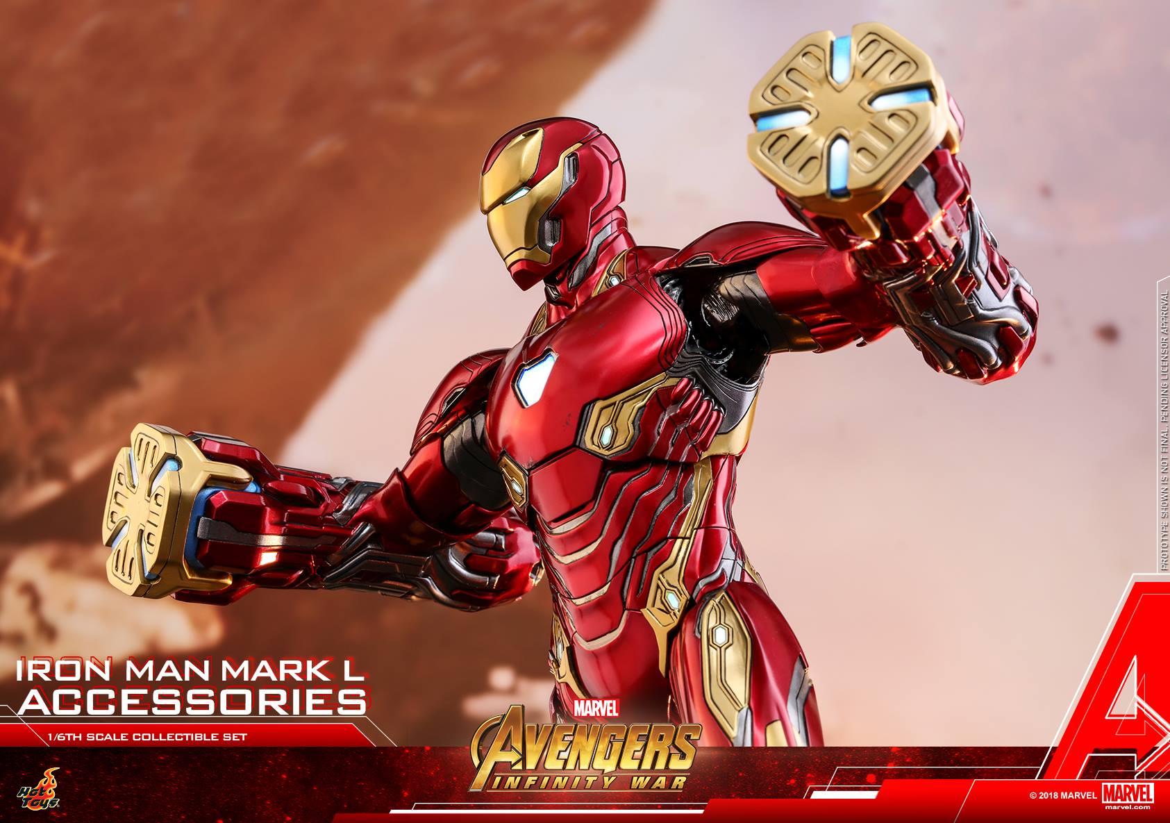 Hot Toys ACS004 AVENGERS: INFINITY WAR - IRON MAN MARK L (ACCESSORIES)