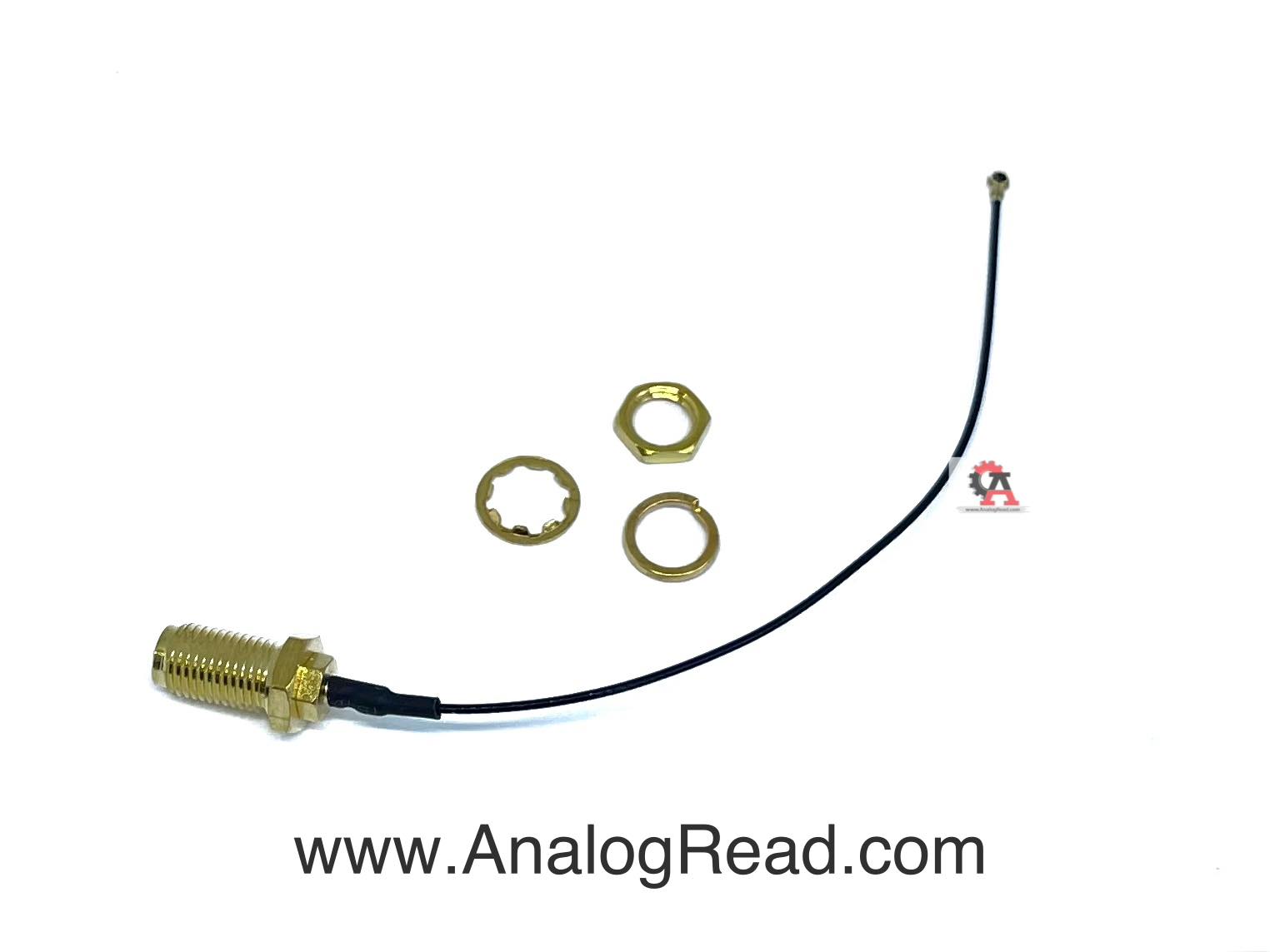 IPX to SMA Female inner hole SMA to IPX adapter cable WIFI/GSM/3G/GPS/4G module cable สายยาว 10 CM (1th generation)