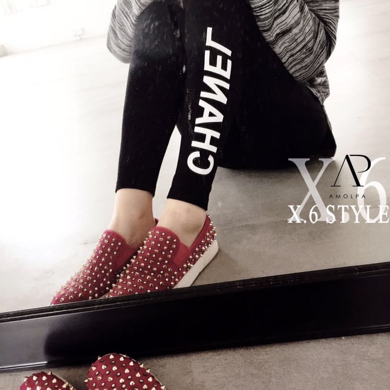 พร้อมส่ง !!! Legging ผ้าหนากำลังดี งานดี คุณภาพแน่นเลยค่ะตัวนี้ ป้าย tag Chanel น่ะค่ะ
