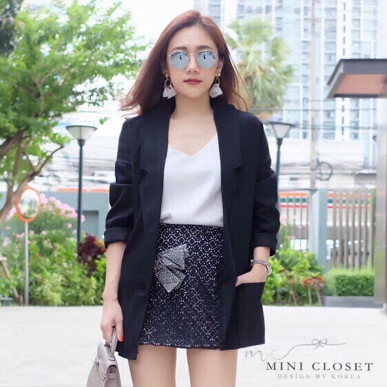 เสื้อคลุมสไตล์สูท เบลเซอร์สูท Blazer