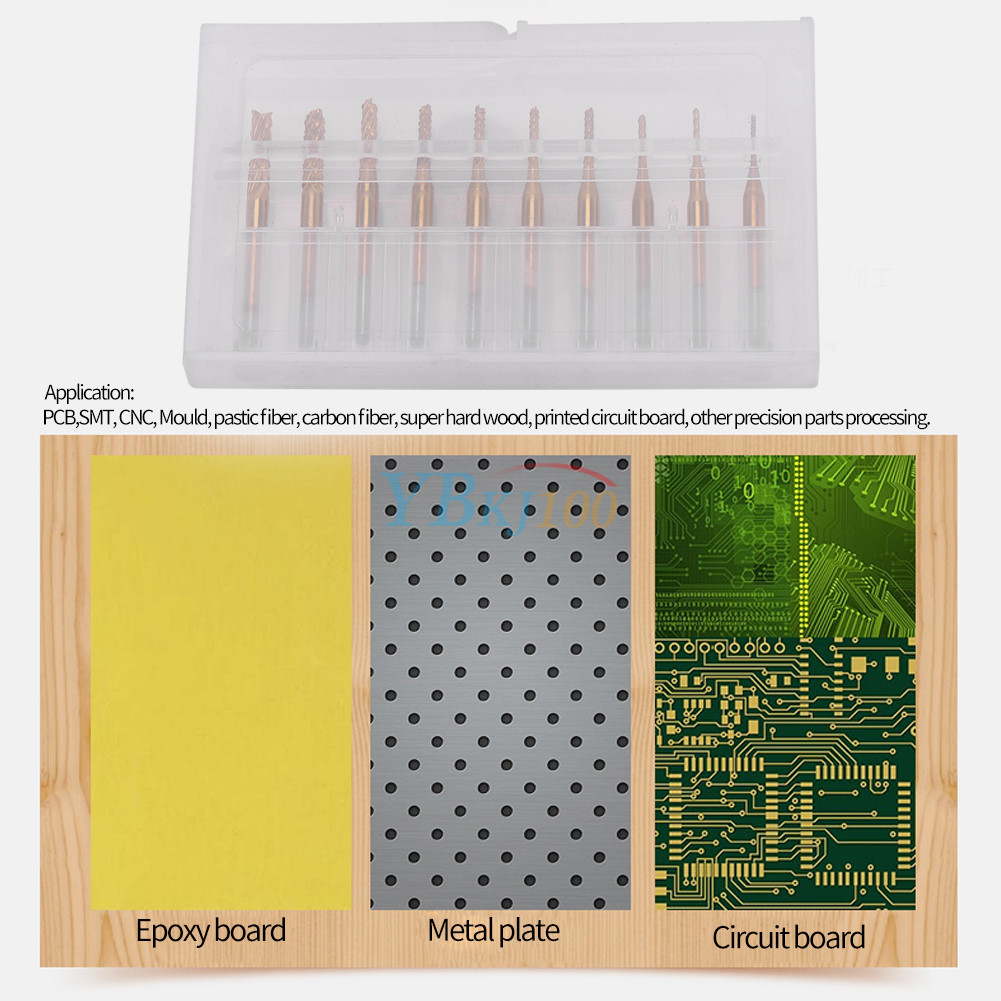 DS03 ชุดดอกคาร์ไบ เซาะร่อง เจาะ มิลลิ่ง แกน 3 มิล งาน เหล้ก ไม้ กระจก กระเบื้อง หิน