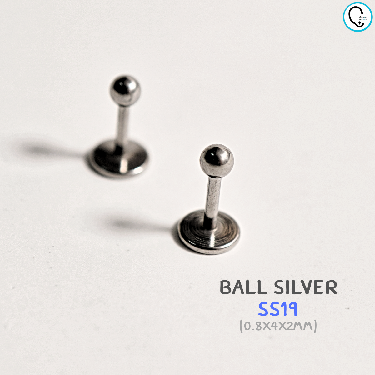 “เช็คสินค้าทัก line ก่อนโอนนะคะ” จิวแป้นแบน แบบเสียบ และ แป้นขันน๊อต สแตนเลสเกรดมีตัดแพทย์_SS00