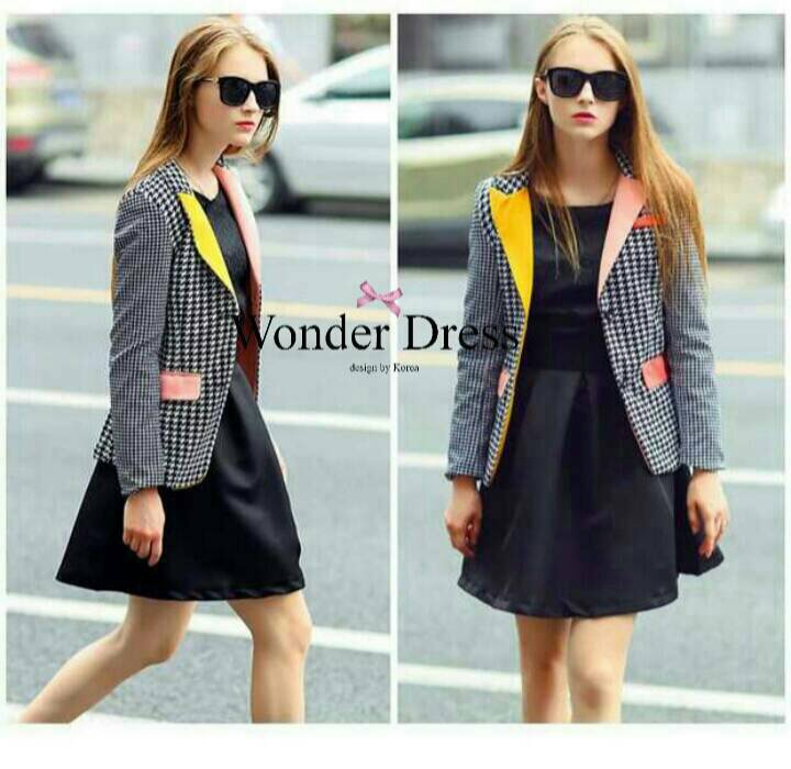 Blazer เบลเซอร์สูท สูทแขนยาวลายชิโนริ