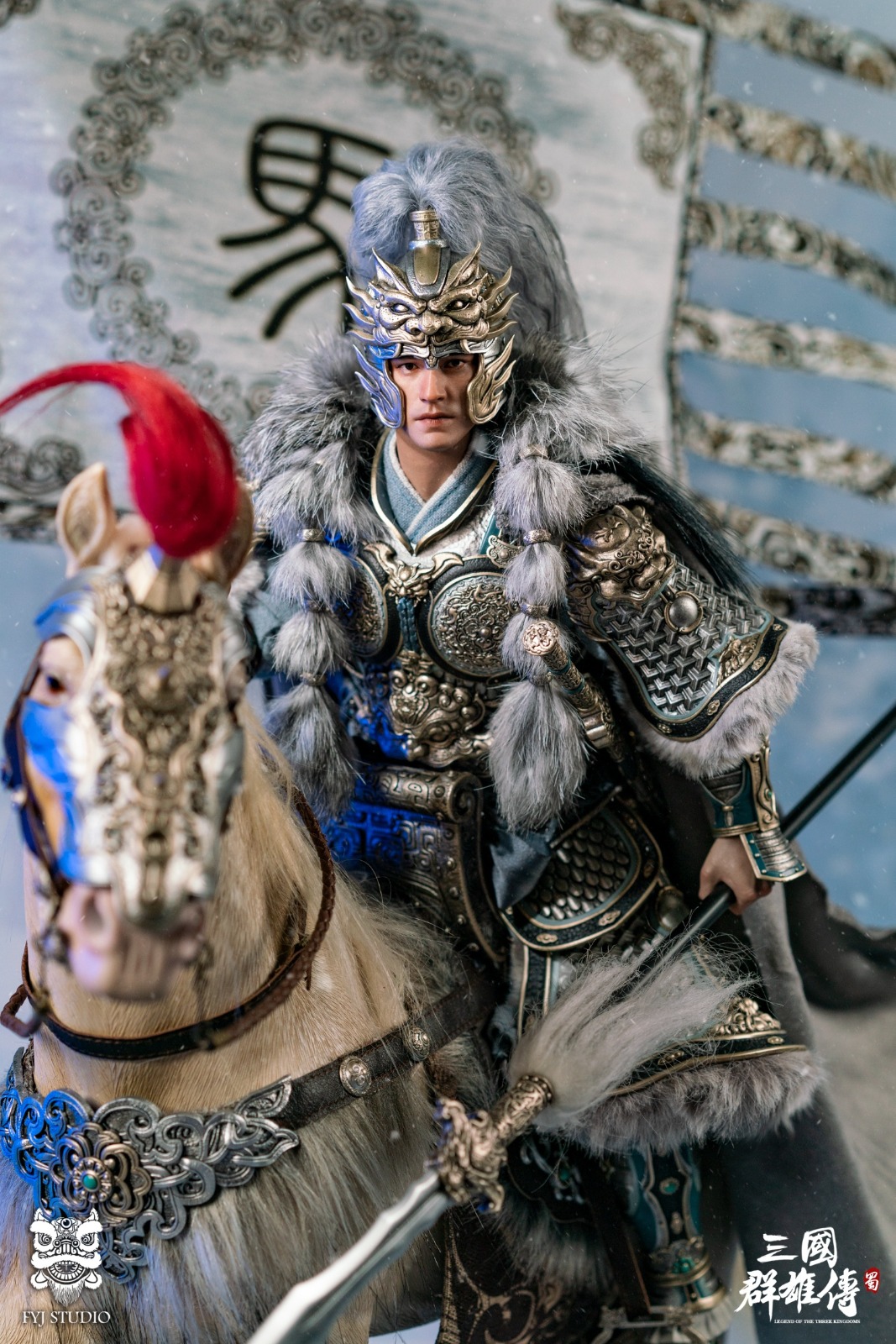 FYJ-STUDIO FYJ 001B & FYJ 001C 1/6 THREE KINGDOMS SERIES: SHU KINGDOM FIVE TIGER GENERALS - MA MENGQI & LI FEISHA SET
