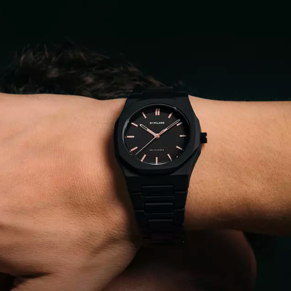D1 Milano นาฬิกาข้อมือผู้ชาย รุ่น รุ่น ULTRA THIN POLYCARBON D1-PCBJ12 PBCJ30 PBCJ31 D1-PHBJ02 D1-PHBJ03 D1-PHBJ04 (หน้าปัด 40 mm)