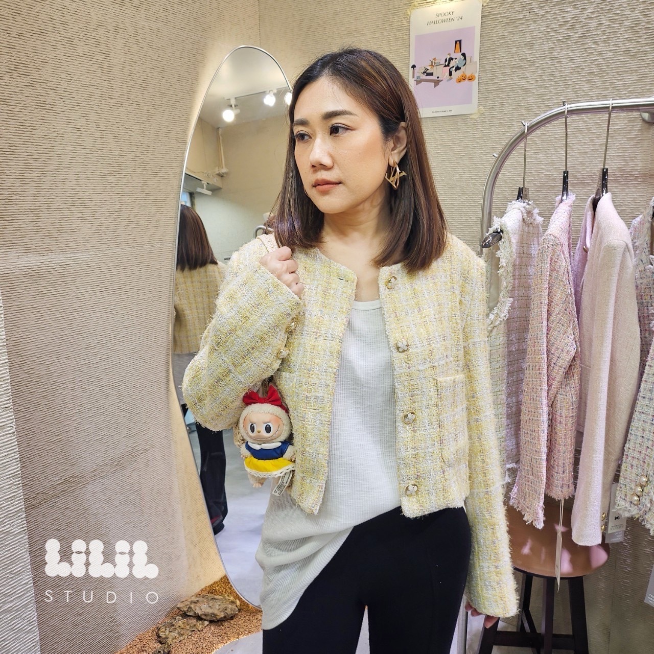 เสื้อทวีต เบลเซอร์ผ้าทวีตน่ารักๆสไตล์เกาหลี🇰🇷