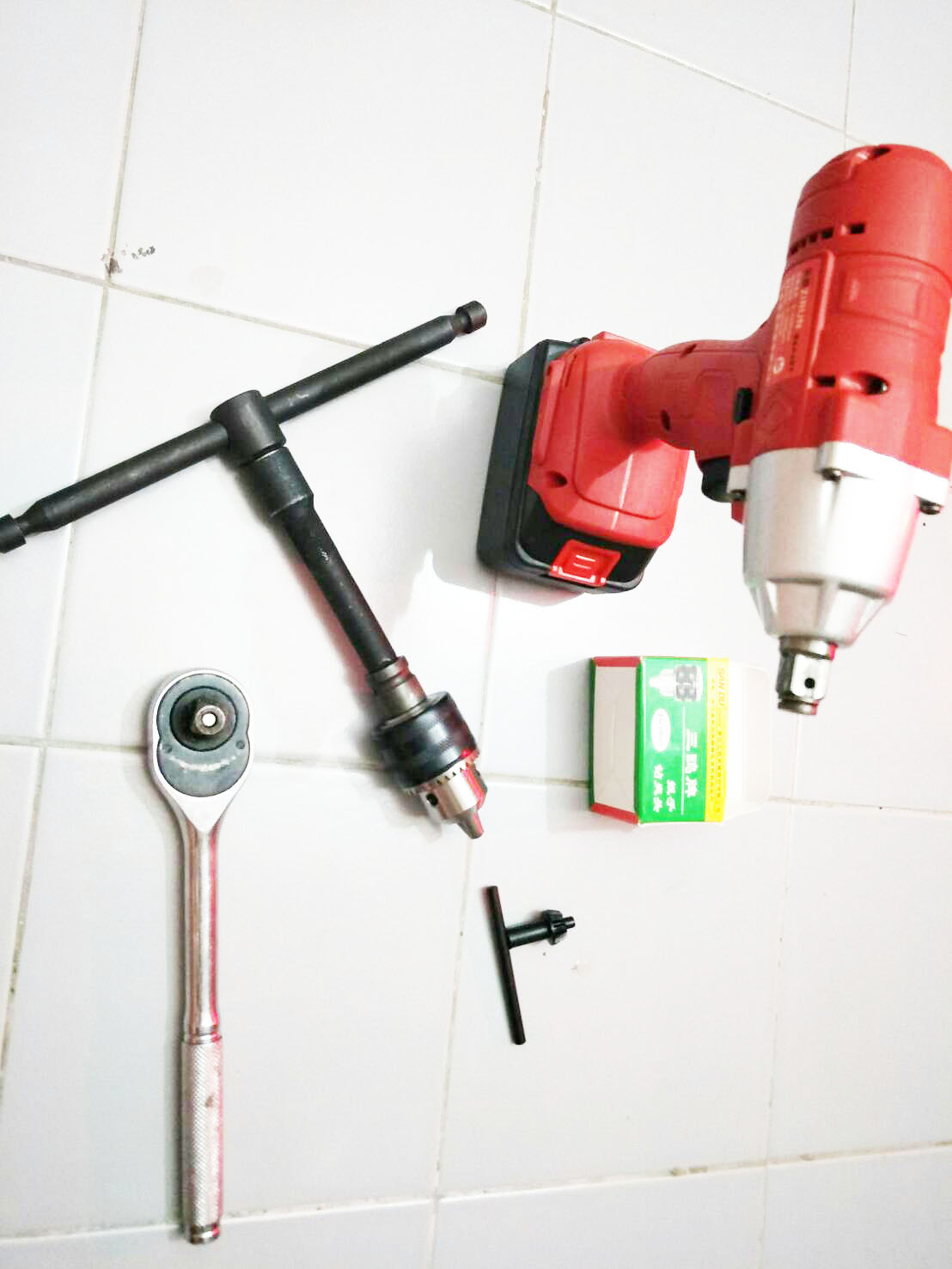 CH07 หัวจับสว่านแปลงใส่ บล้อกลม บล็อกไฟฟ้า 1/2 4 หุน ดัดแปลงงาน DIY