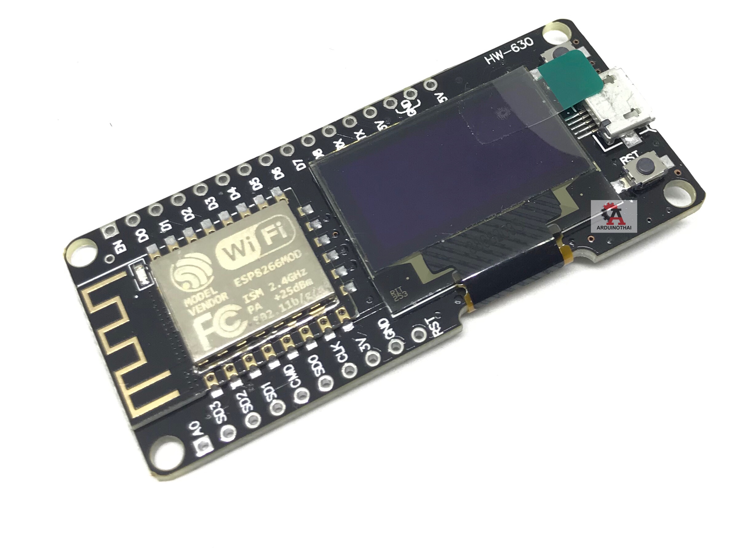 NodeMCU ESP8266 + 0.96 Inch OLED Board