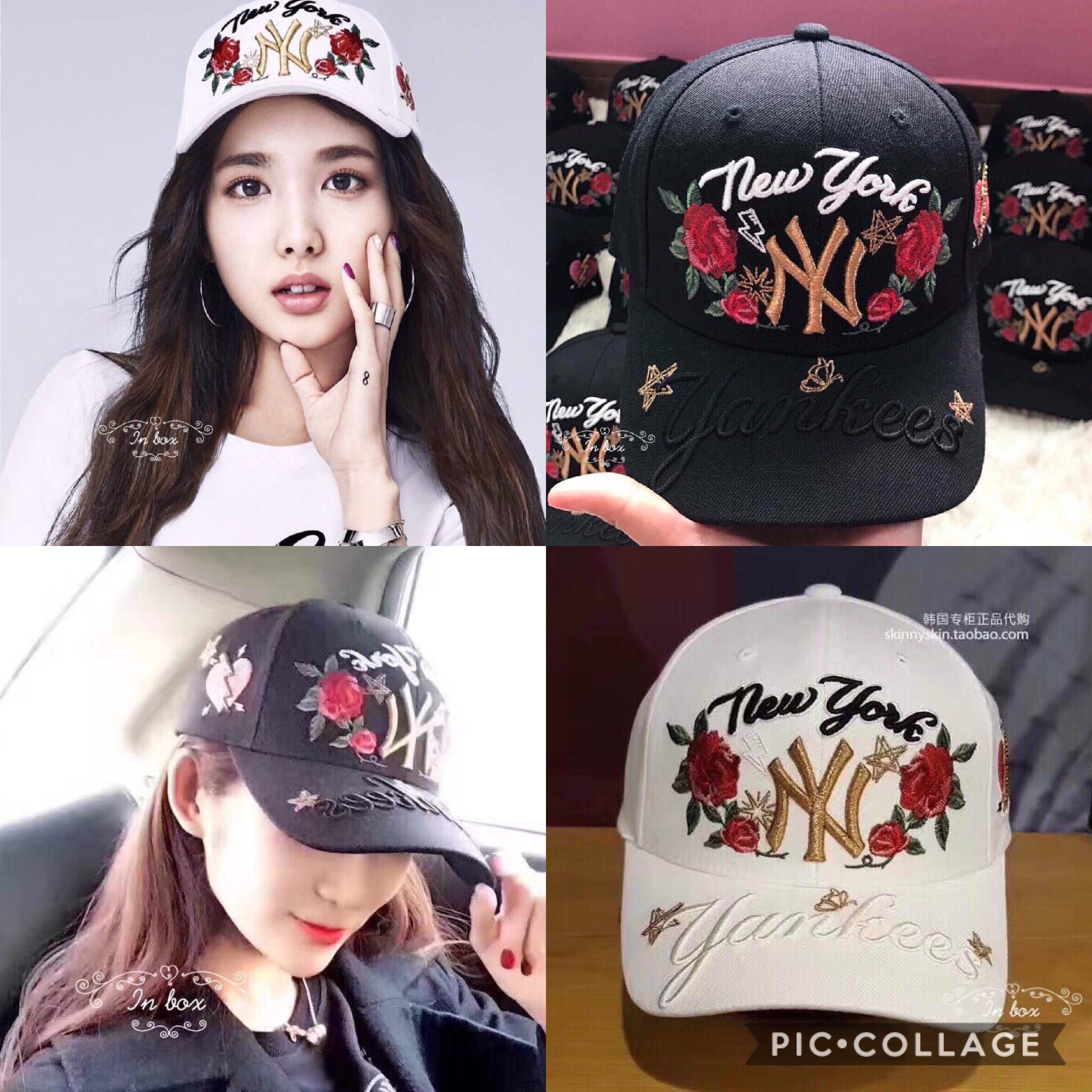 หมวก MLB NY ปักโลโก้ รุ่นใหม่นะคะ งานปักแน่นตามงานต้นแบบ ปรับสายได้ตามศีรษะ ใส่เท่ๆ เข้าได้กะทุกชุดน๊าา
