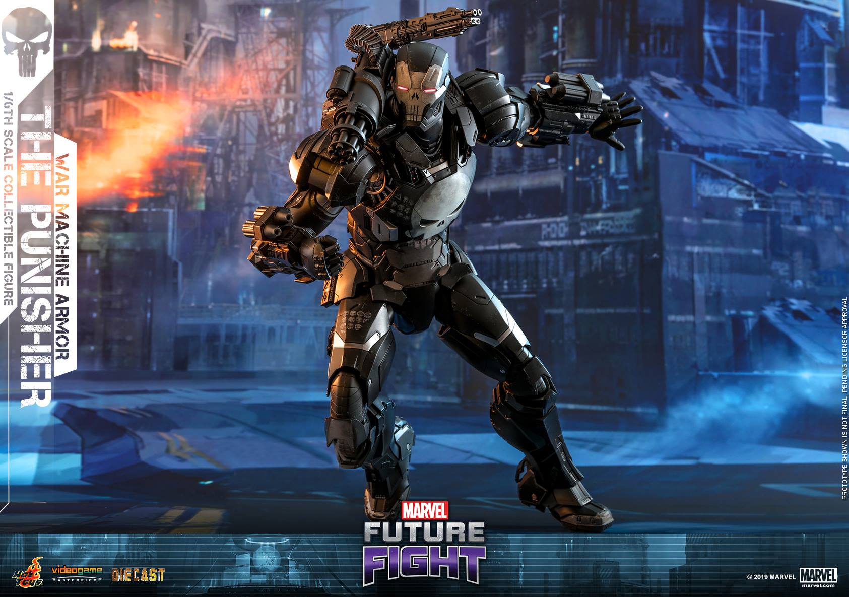 Hot Toys VGM33D28 MARVEL FUTURE FIGHT - THE PUNISHER (WAR MACHINE ARMOR)
