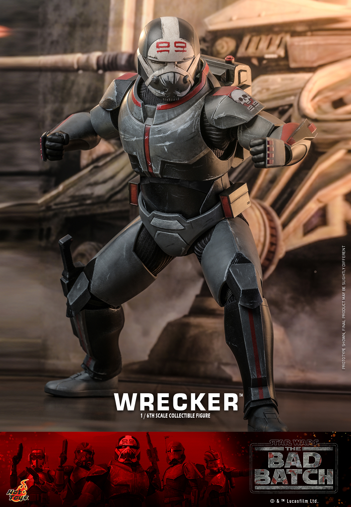 Hot Toys TMS099 1/6 Star Wars: The Bad Batch™ - Wrecker™