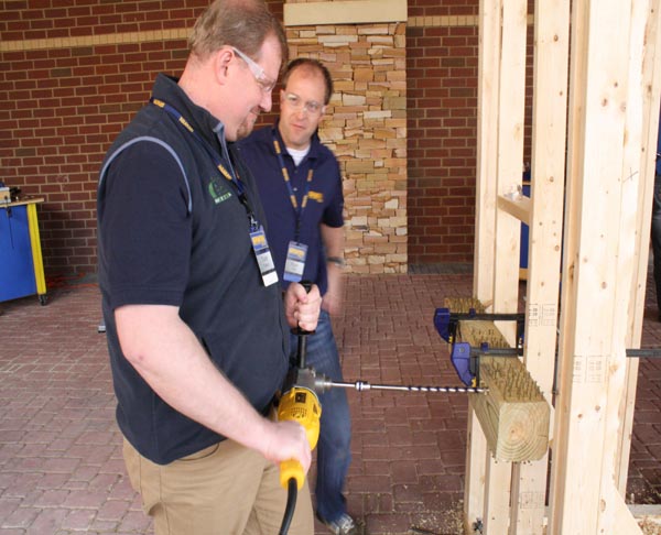 D23 ชุดดอกเจาะไม้ยาว 450 mm 12-25 mm สำหรับ เจาะต้นปาล์ม/ต้นไม้ /เจาะไม้หนา